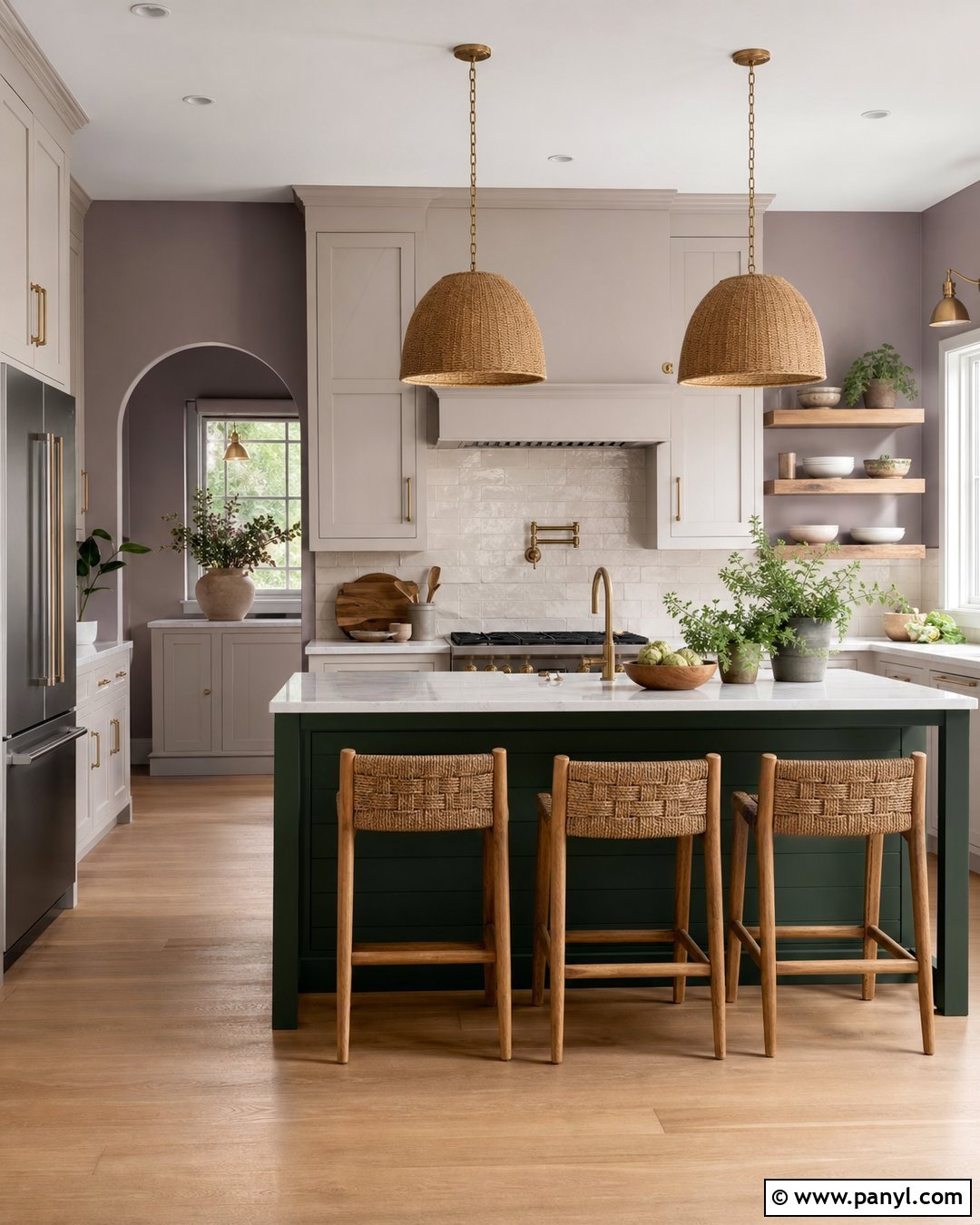 Muted Lavender Kitchen Walls - 35 Lavender Wall Paint Ideas