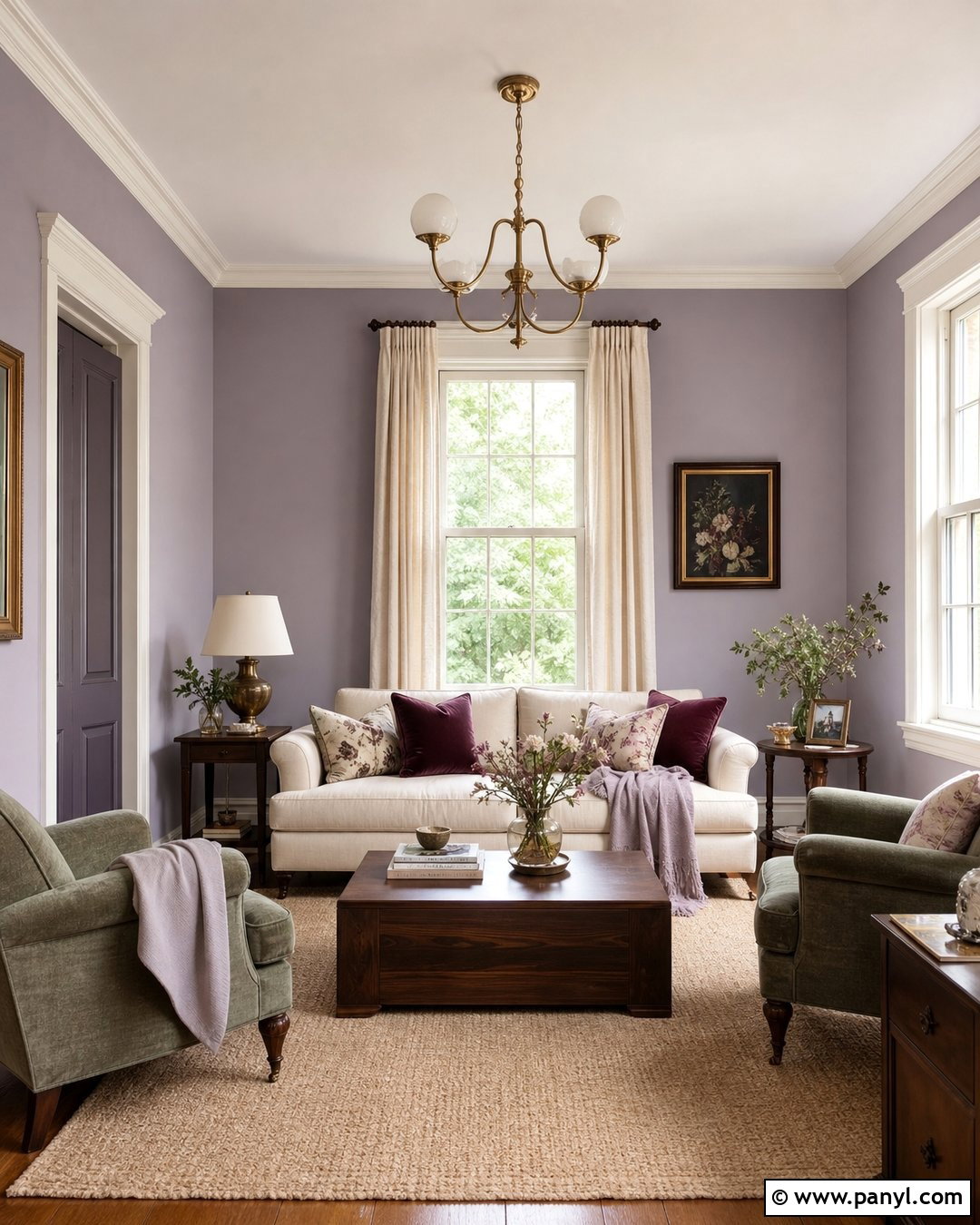 Muted Lavender Living Room Wall Paint - 20 Best Wall Paint Colors For Living Room Ideas