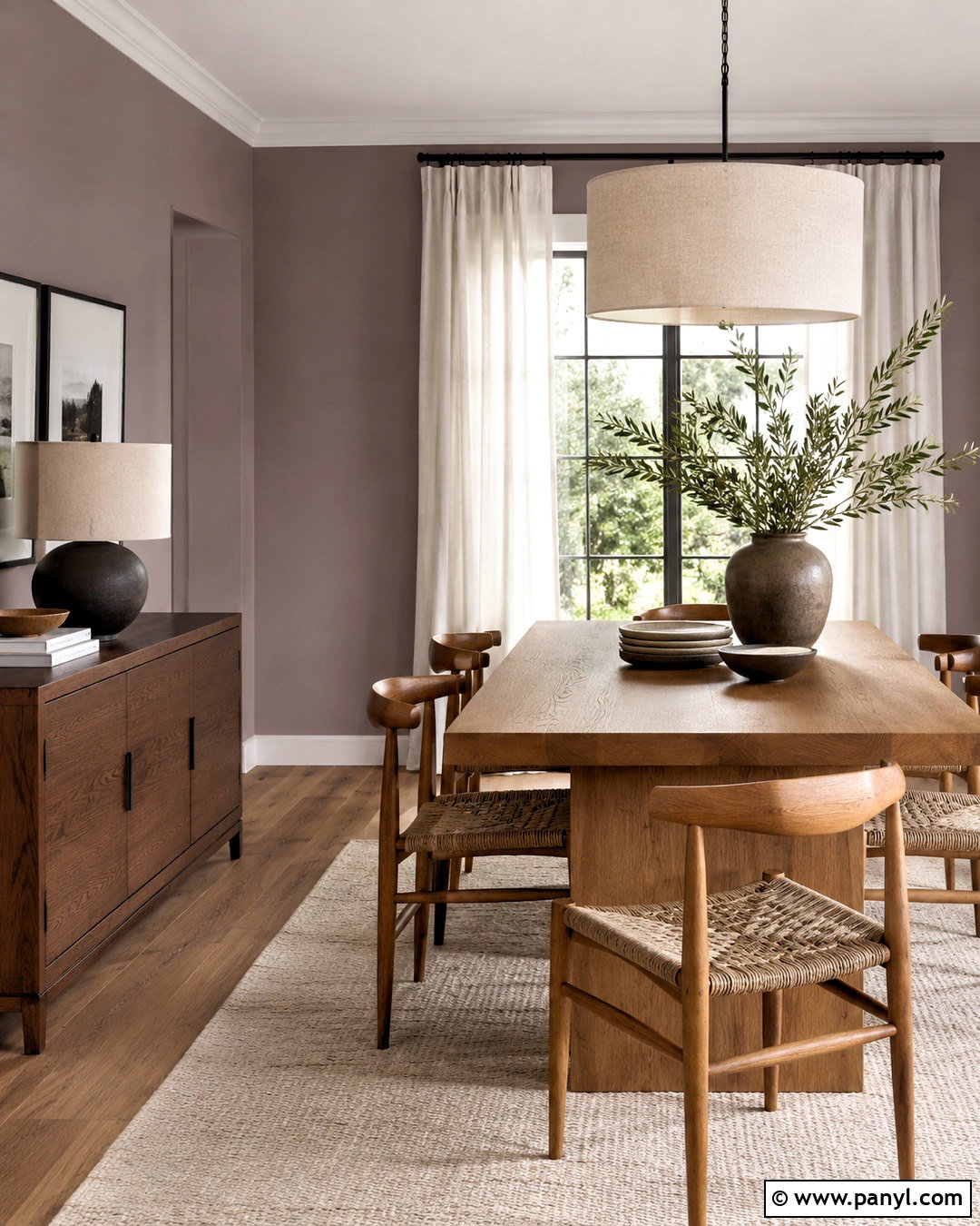 Muted Mauve And Warm Wood - 20 muted mauve ideas