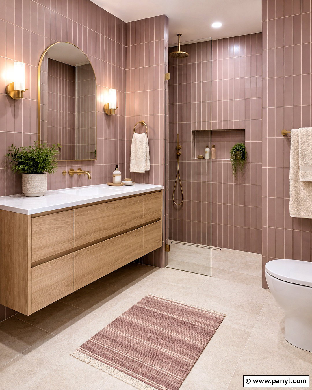 Muted Mauve Bathroom - 20 muted mauve ideas