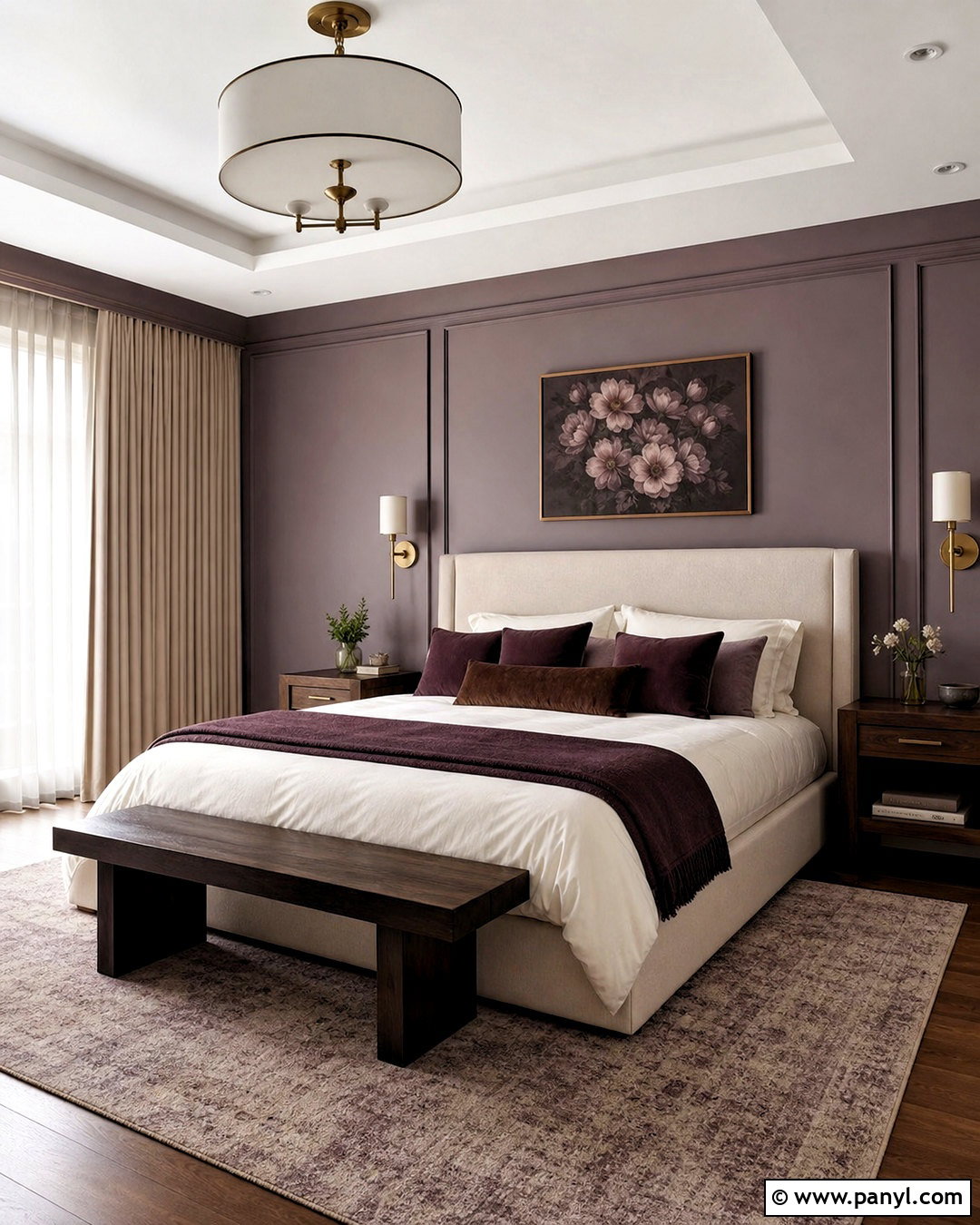 Muted Mauve Bedroom Paint Color - 20 cozy bedroom paint colors