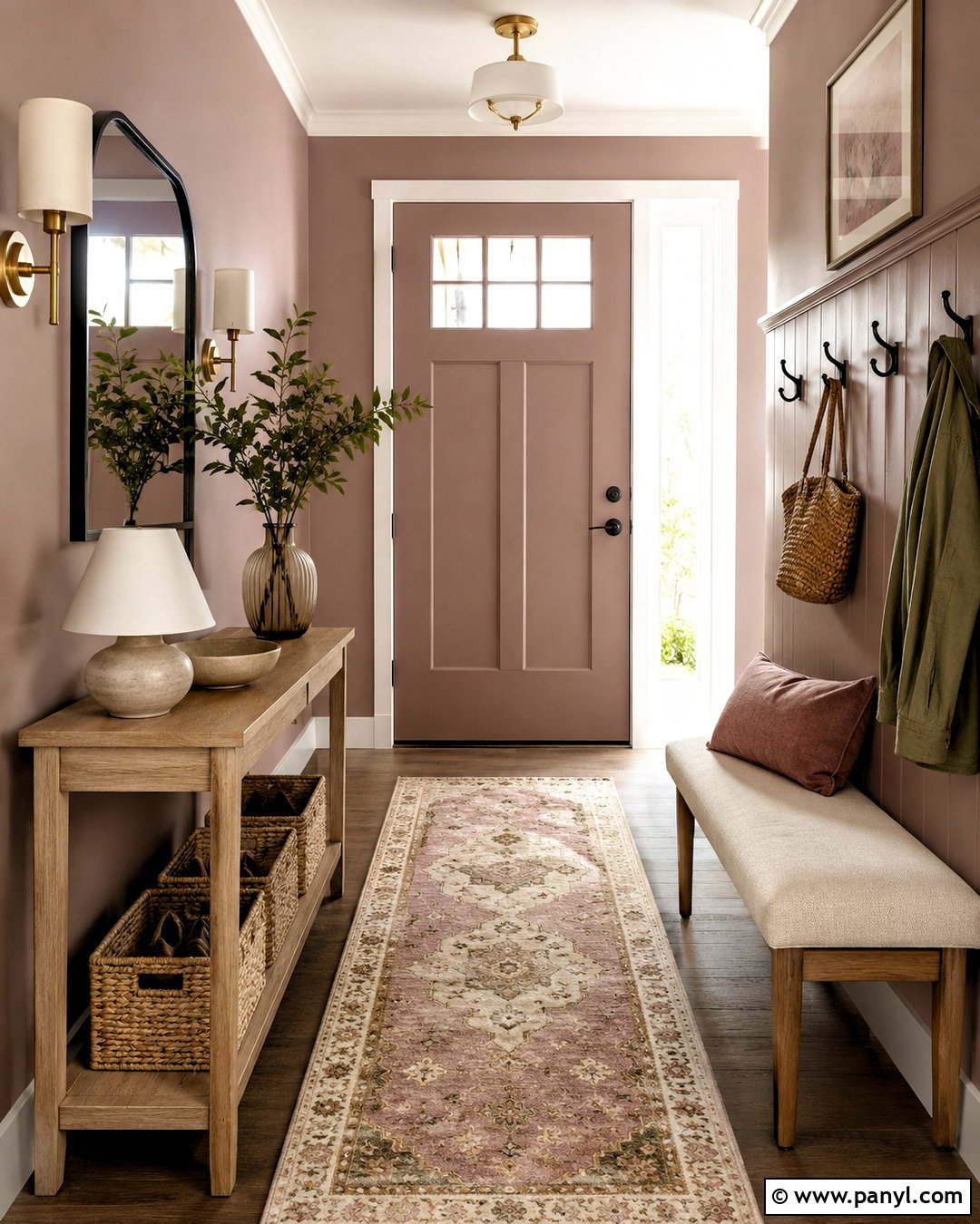 Muted Mauve Entryway - 20 muted mauve ideas