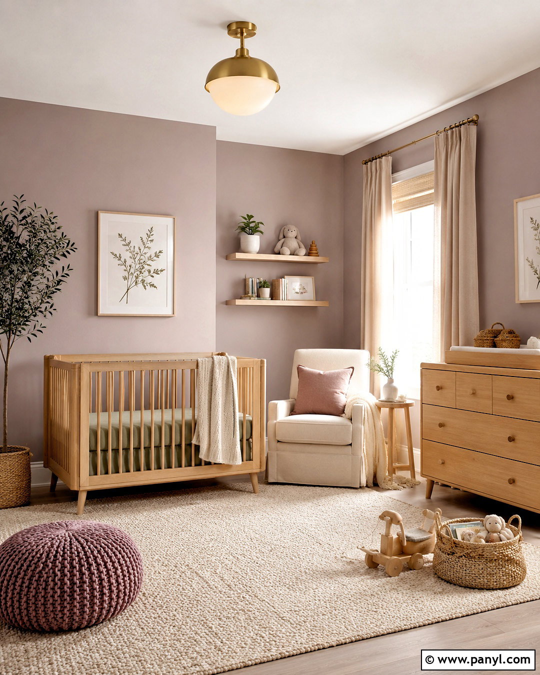 Muted Mauve Nursery - 20 muted mauve ideas