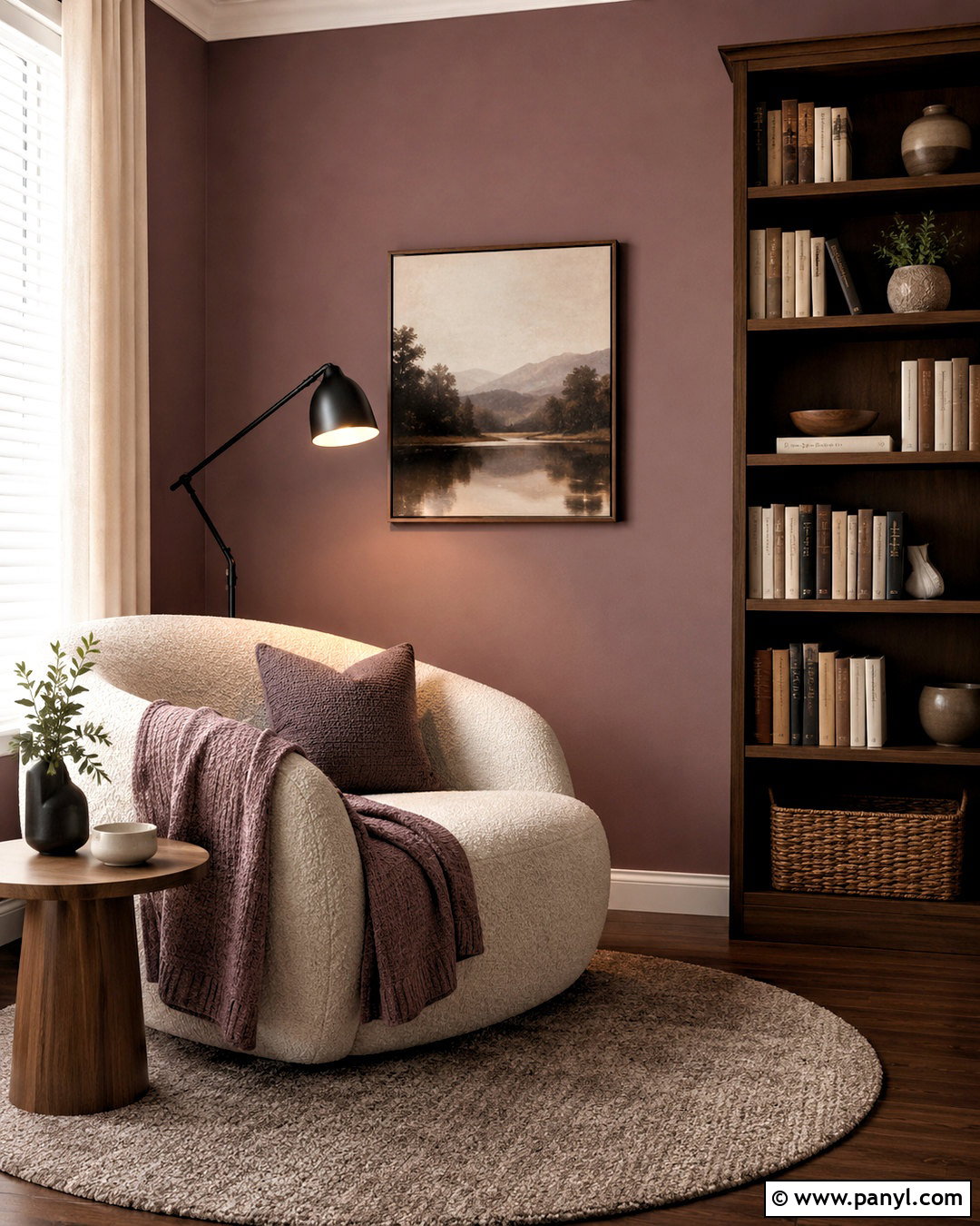 Muted Mauve Reading Nook - 20 muted mauve ideas
