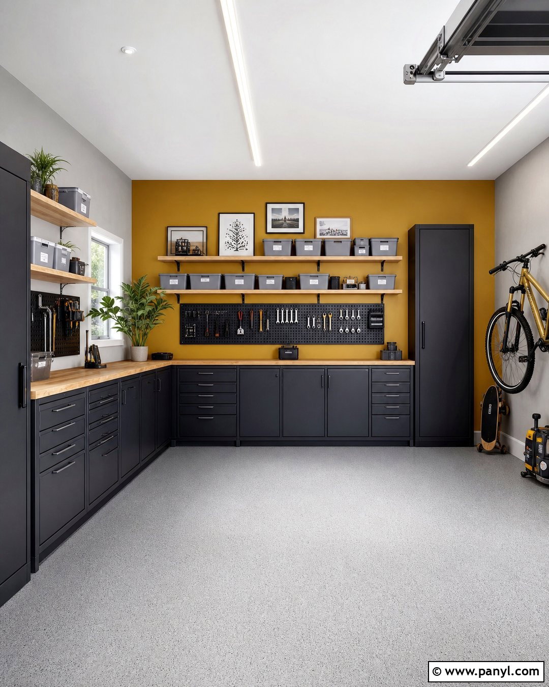 Muted Mustard Garage Walls - 30 Garage Wall Colors