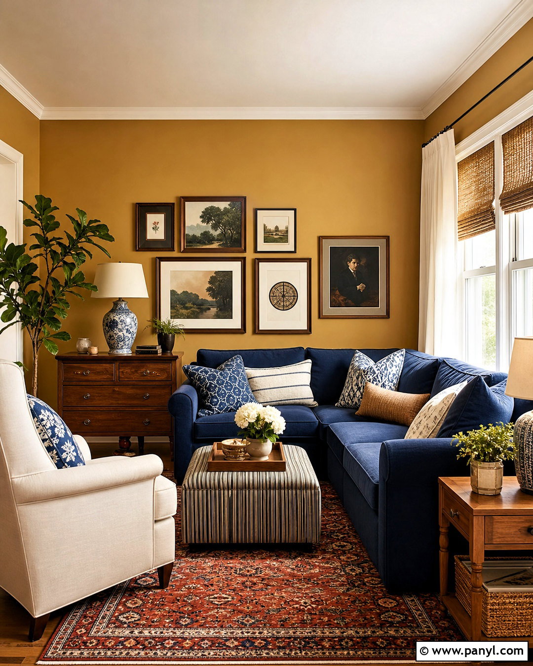 Muted Mustard Living Room Walls - 20 living room walls paint colors