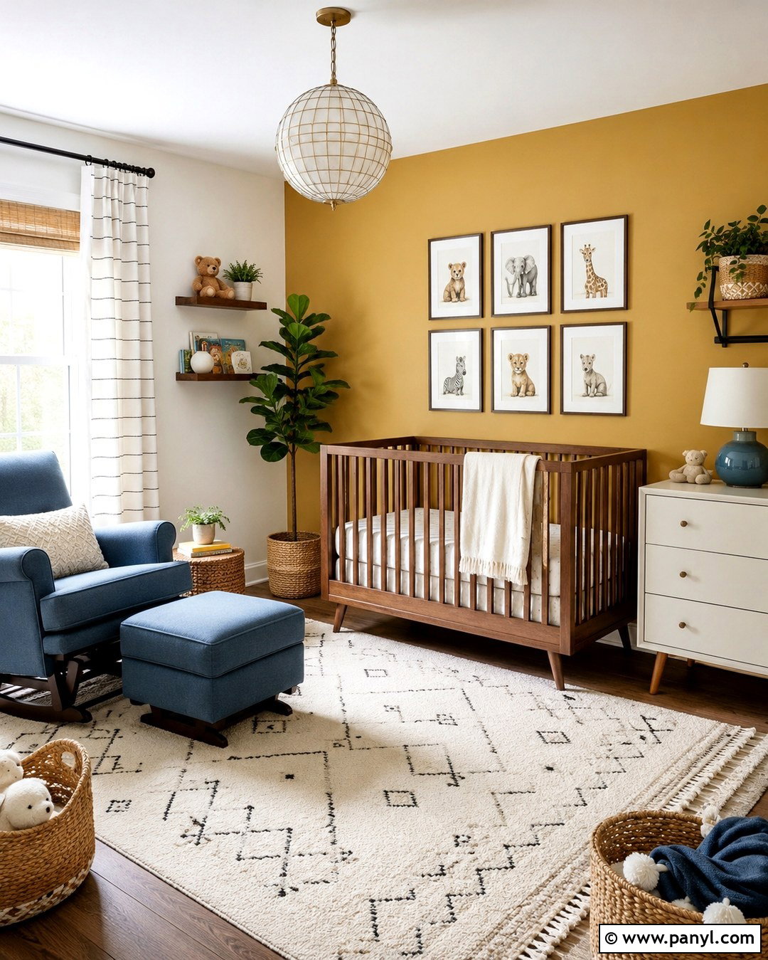 Muted Mustard Nursery Walls - 20 Boy Nursery Wall Colors