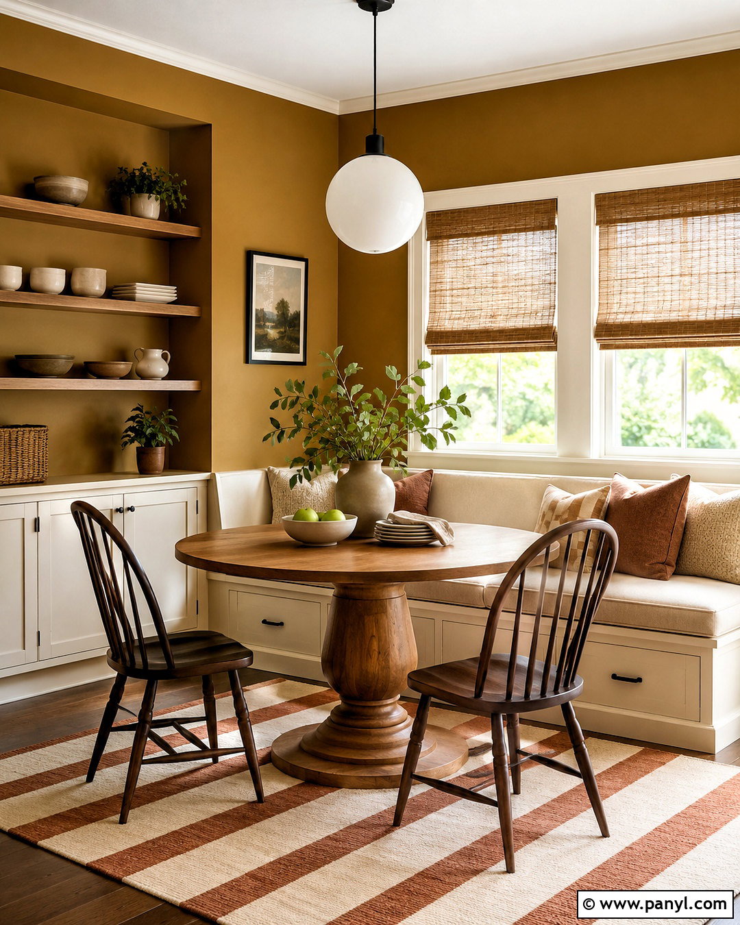 Muted Mustard Wall Color - 20 Warm Earthy Wall Color Ideas