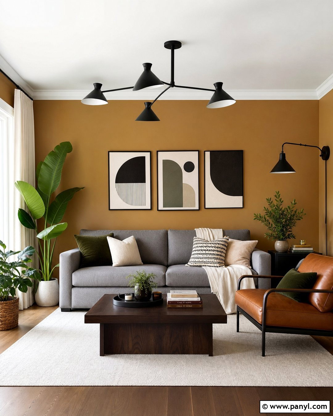 Muted Mustard Walls With Grey Sofa - 20 Best Wall Colour For Grey Sofa Ideas