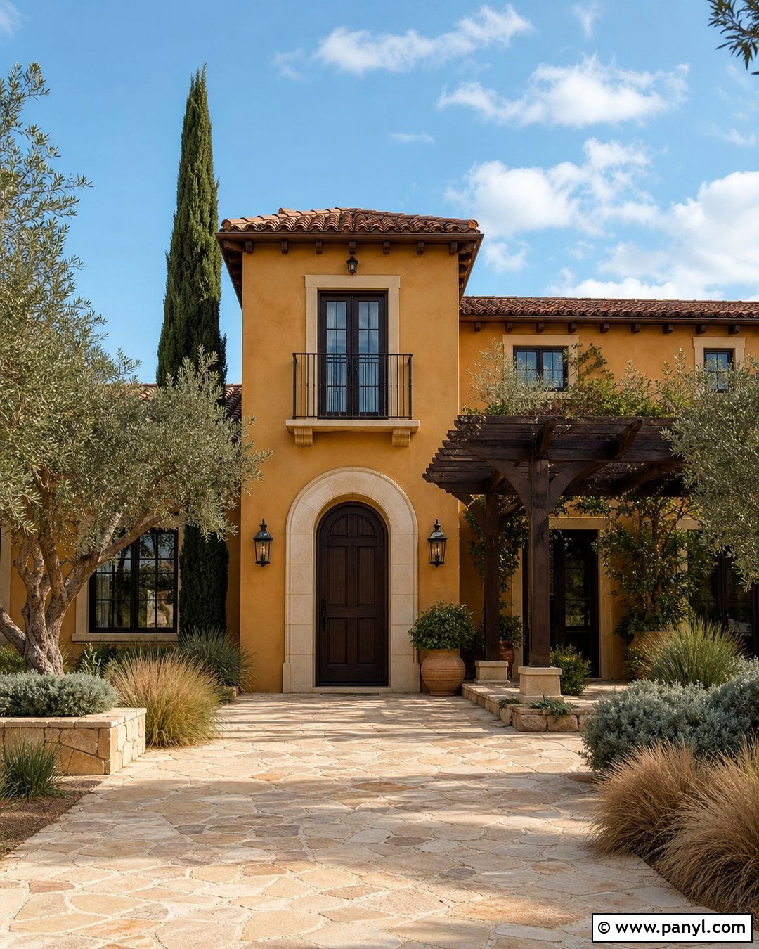 Muted Ochre Exterior Wall Paint - 35 exterior wall paint ideas