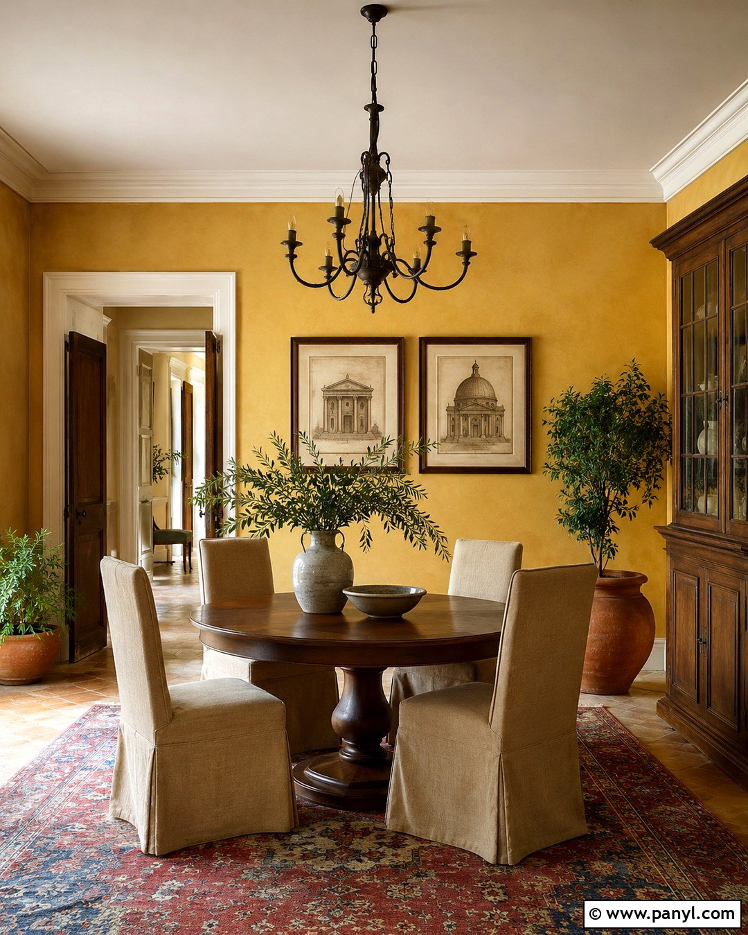 Muted Ochre Italian Walls - 20 Italian Wall Colors