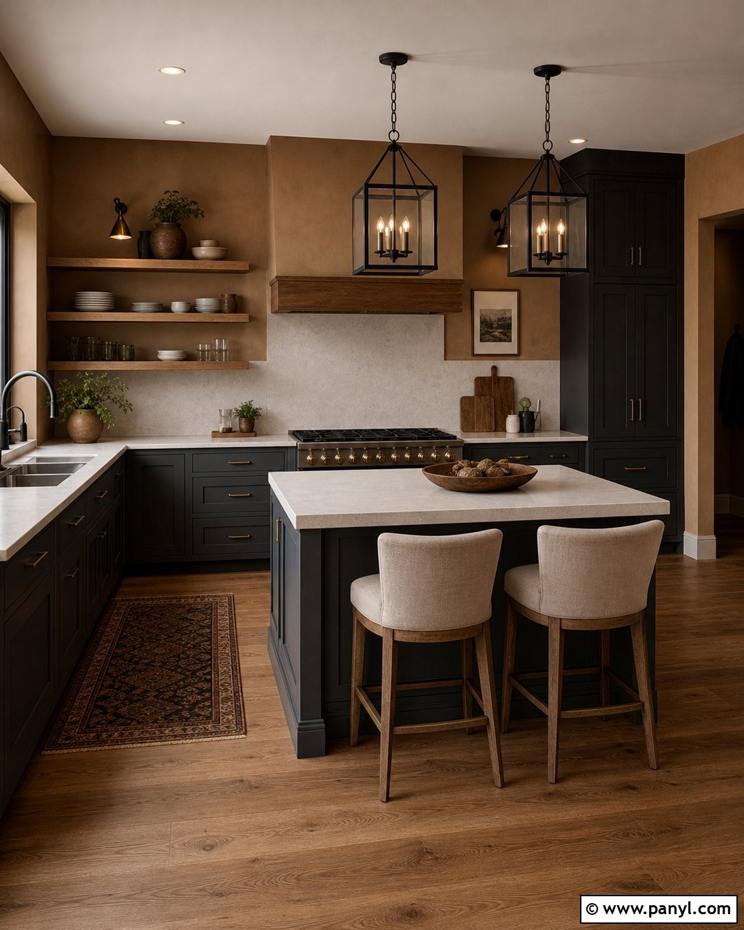 Muted Ochre Kitchen Walls - 35 Kitchen Wall Colors With Grey Cabinets