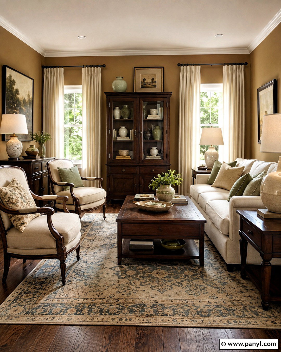 Muted Ochre Walls With Dark Wood Furniture - 20 What Color Walls Go With Dark Wood Furniture Ideas