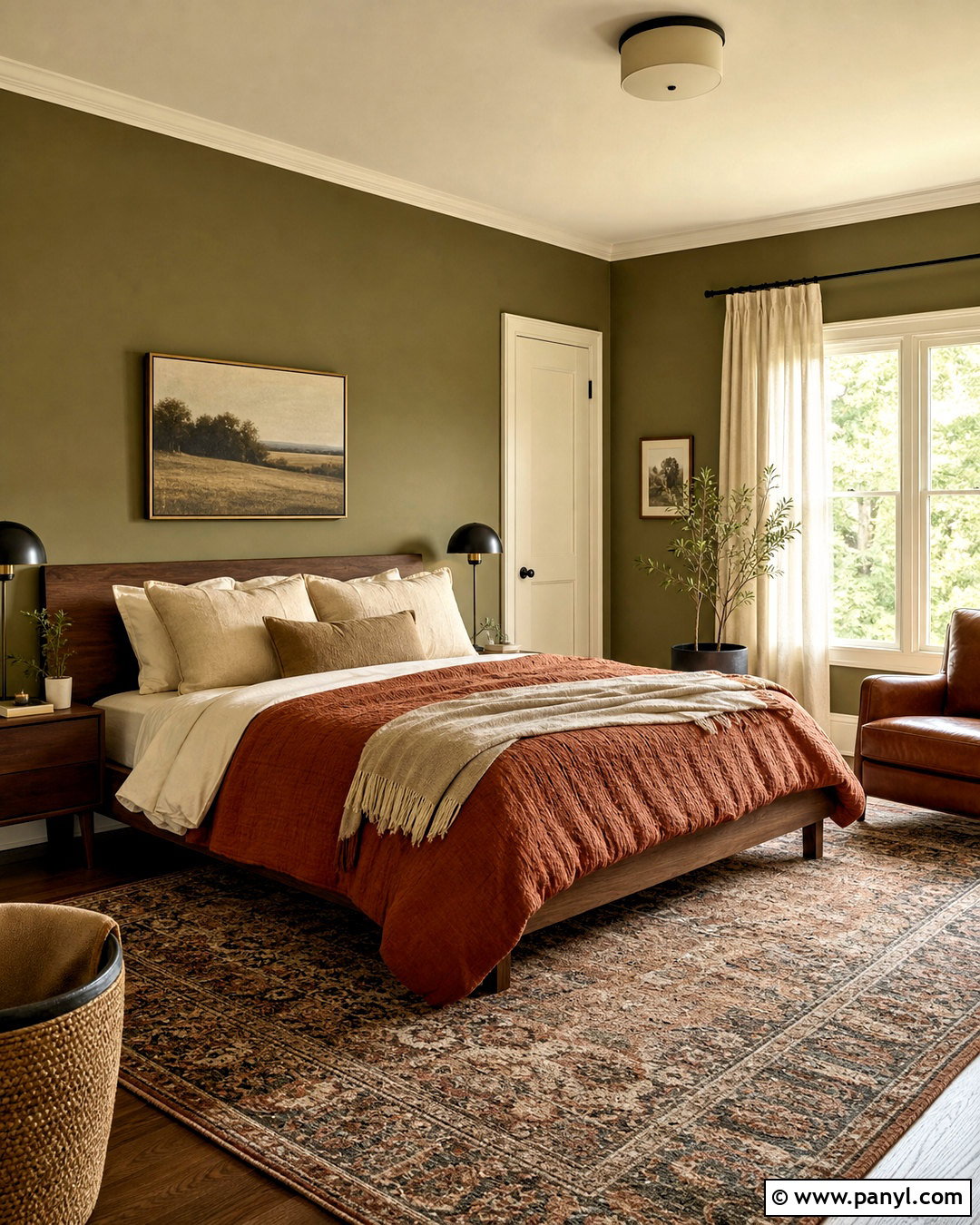 Muted Olive Bedroom Paint Color - 20 room paint colors bedroom ideas