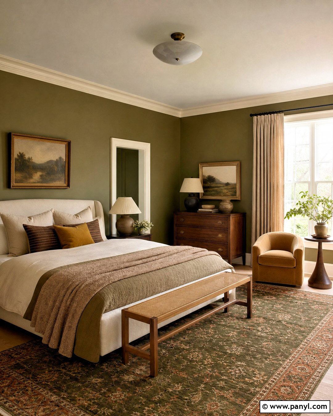 Muted Olive Bedroom Paint - 20 paint for rooms bedrooms wall colors