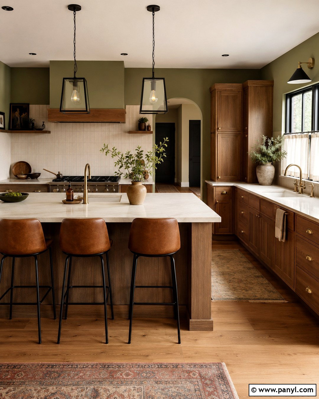 Muted Olive Kitchen Wall Color - 20 Kitchen Wall Color With Oak Cabinets