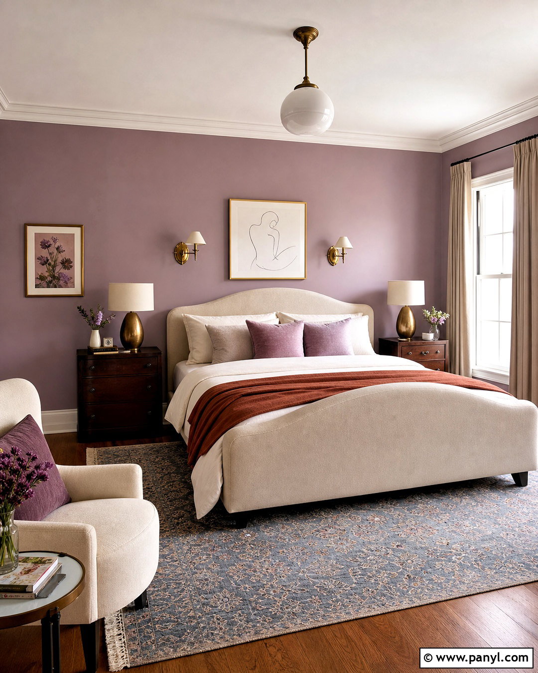 Muted Orchid Bedroom Walls - 20 purple bedroom walls paint ideas