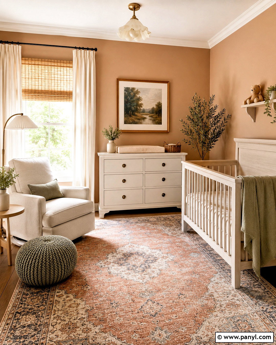 Muted Peach Nursery - 20 nursery room colors