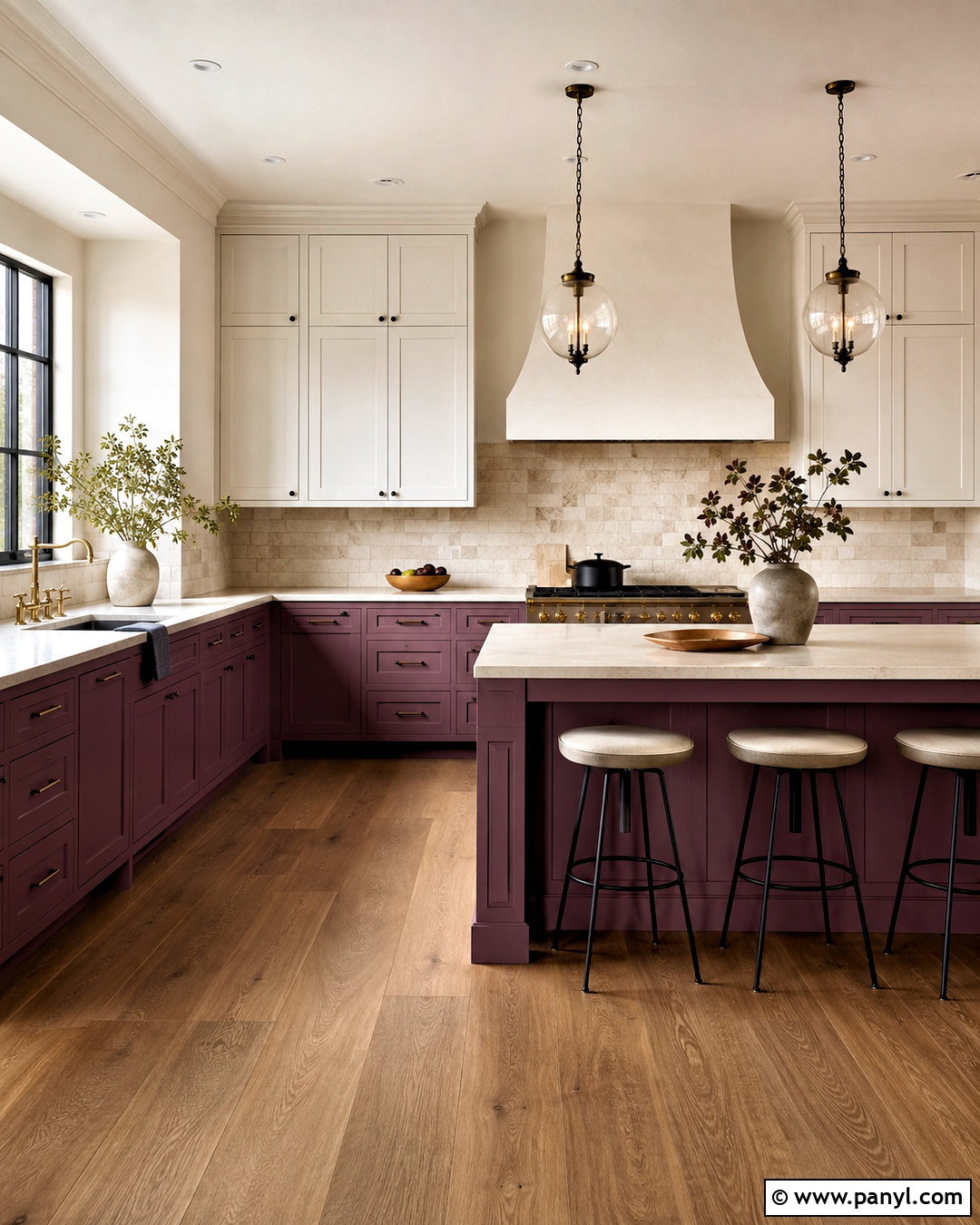 Muted Plum Kitchen Cabinets - 20 modern kitchen cabinet colors