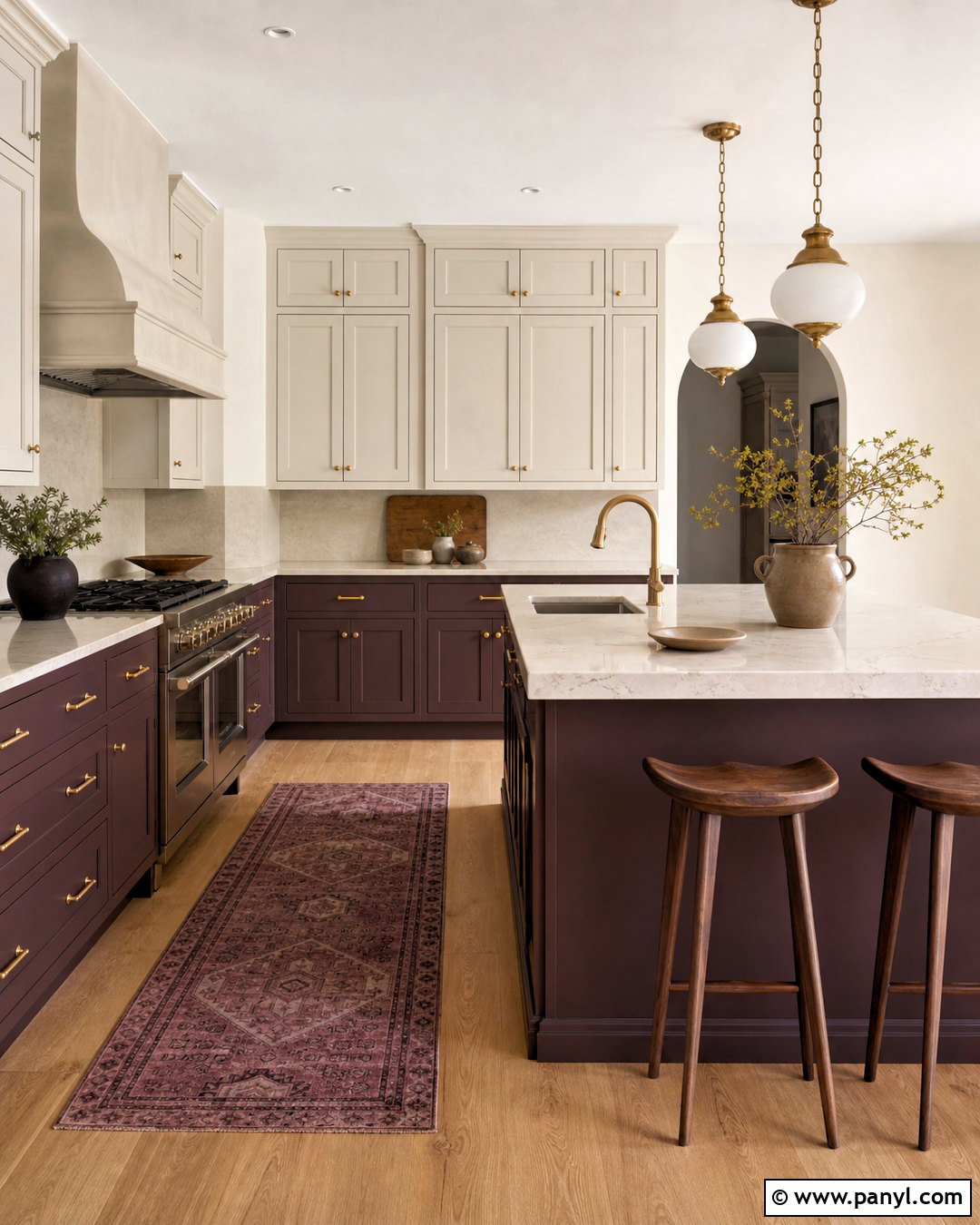 Muted Plum Kitchen Paint Color - 20 kitchen paint colors