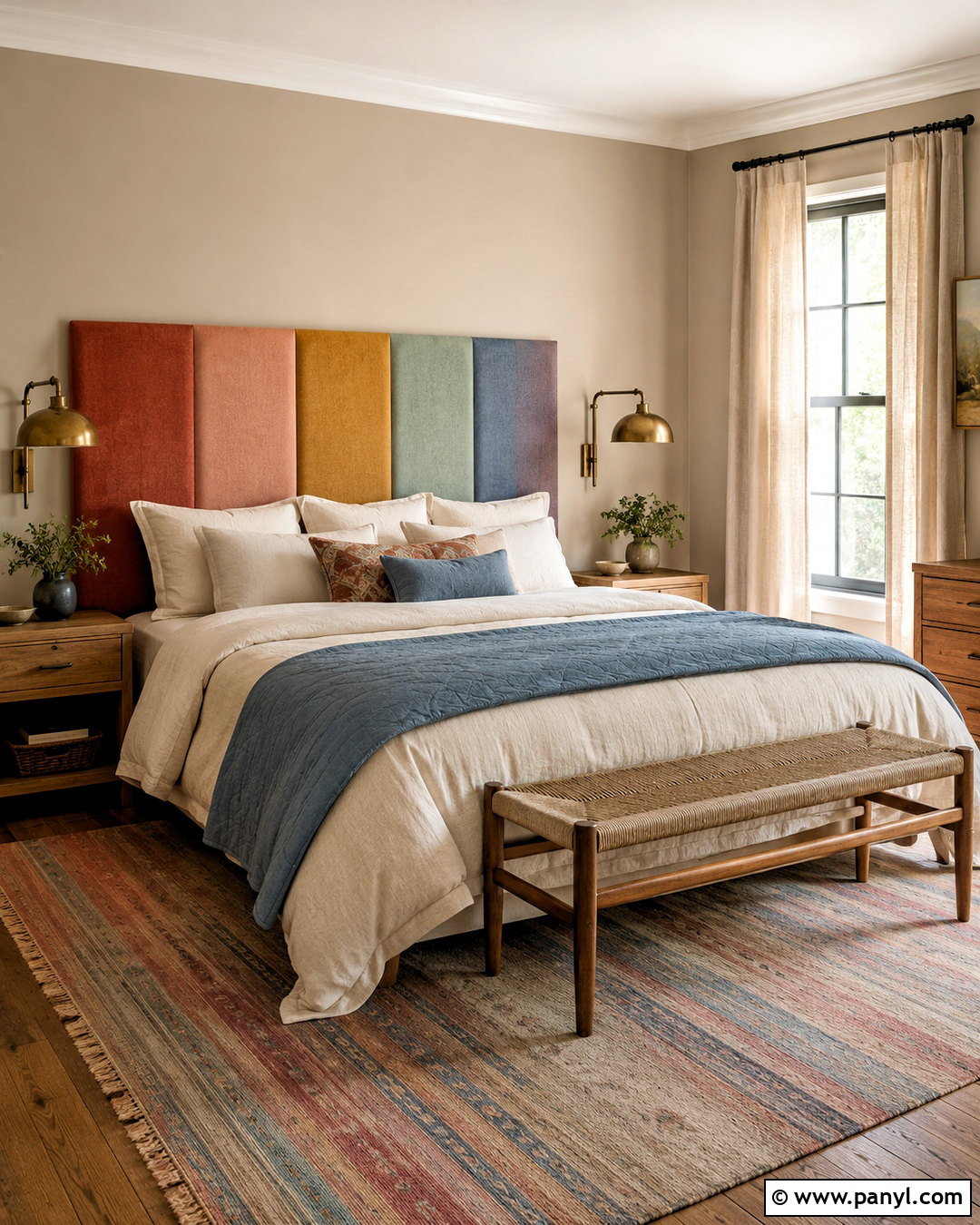 Muted Rainbow Bedroom - 20 rainbow room aesthetic ideas
