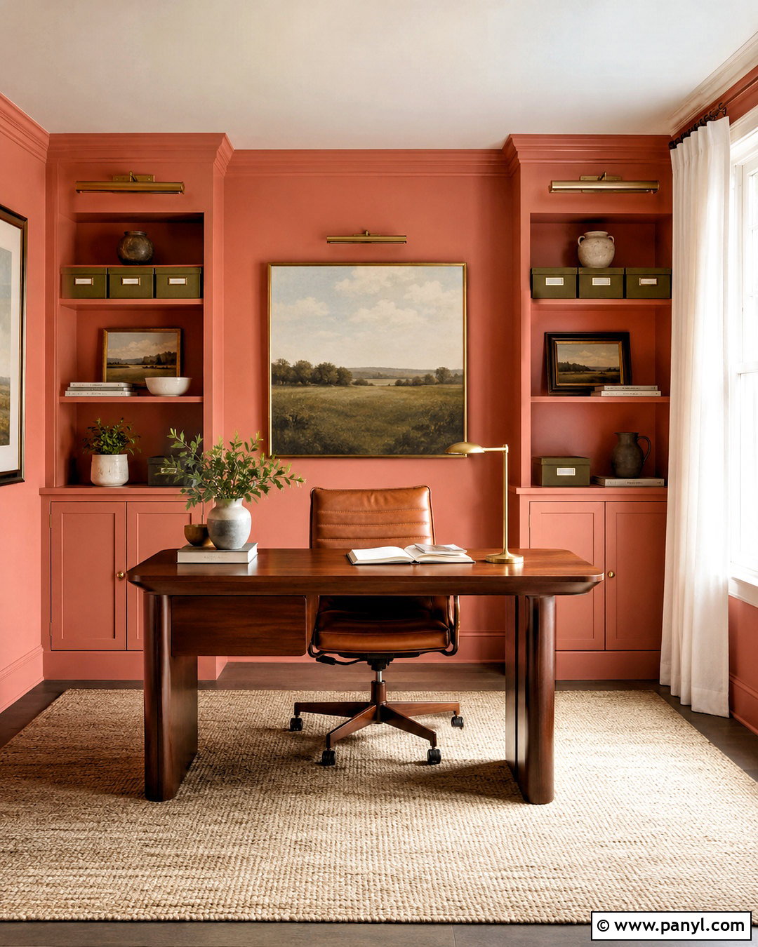 Muted Salmon Coral Paint - 20 coral paint colors