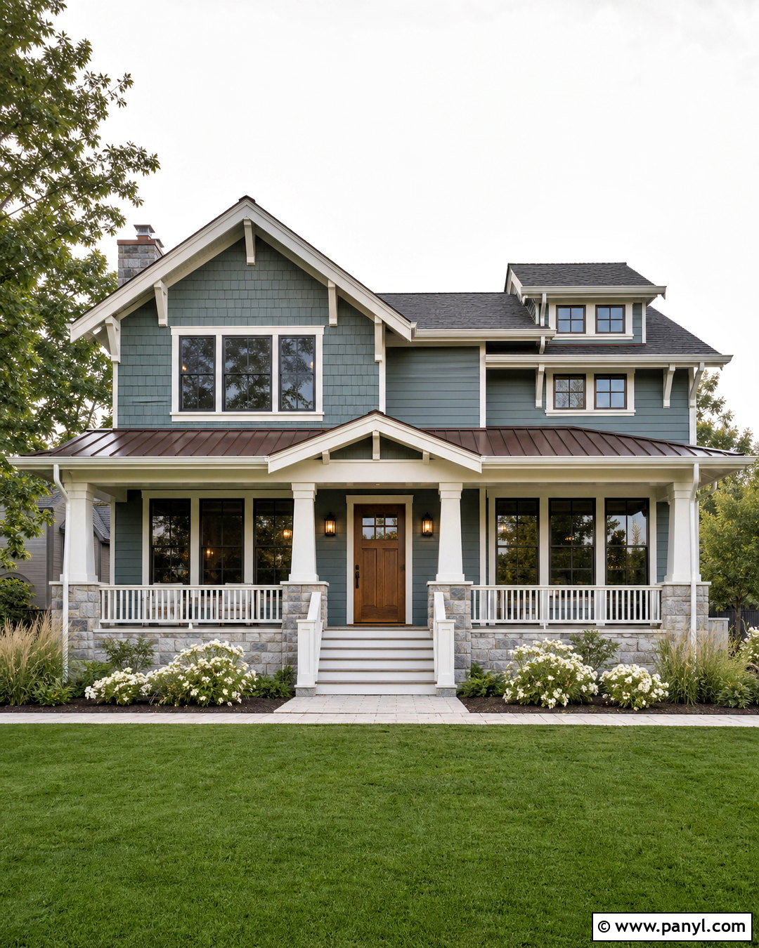 Muted Teal And White Exterior Wall Color Combination - 20 exterior wall colour combinations