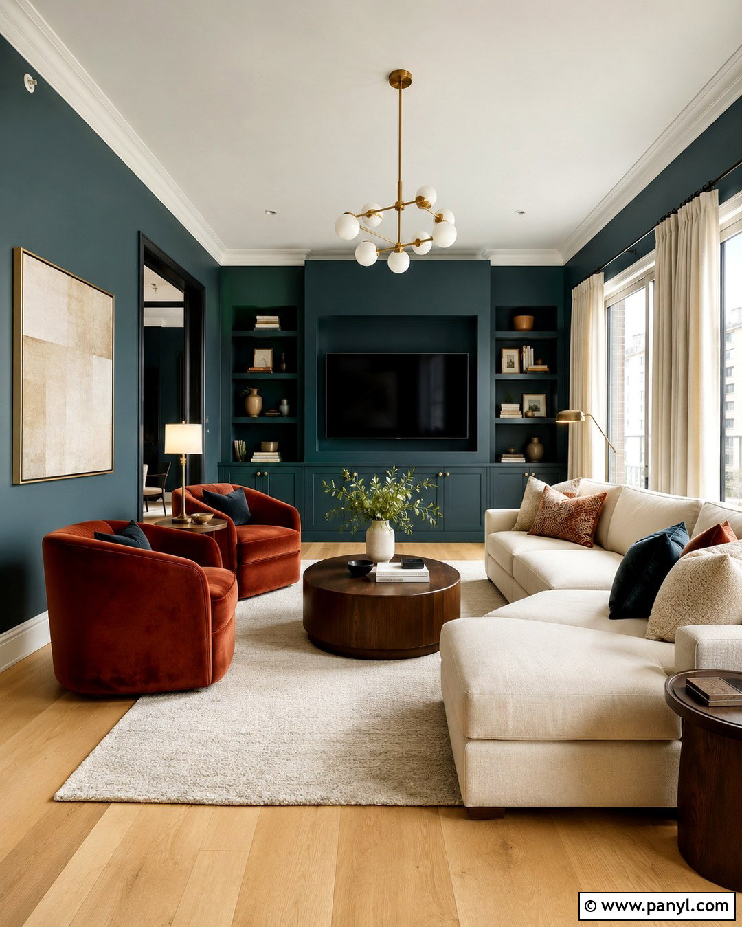 Muted Teal Condo Wall Color - 20 Condo Wall Colors