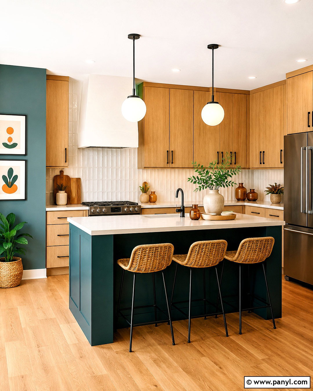 Muted Teal Kitchen Walls - 40 kitchen colors for walls