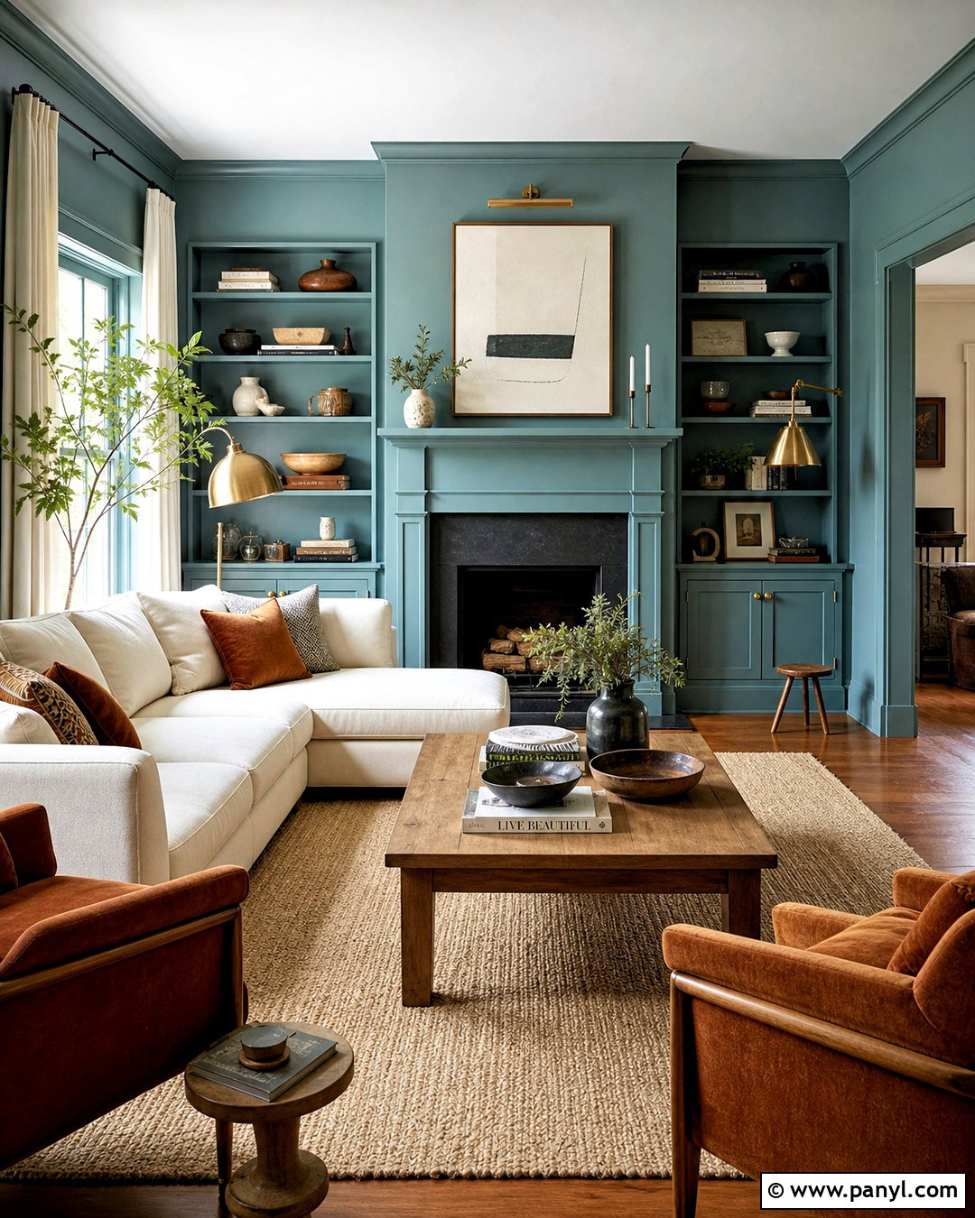 Muted Teal Living Room Paint - 20 best paint colors for living room ideas