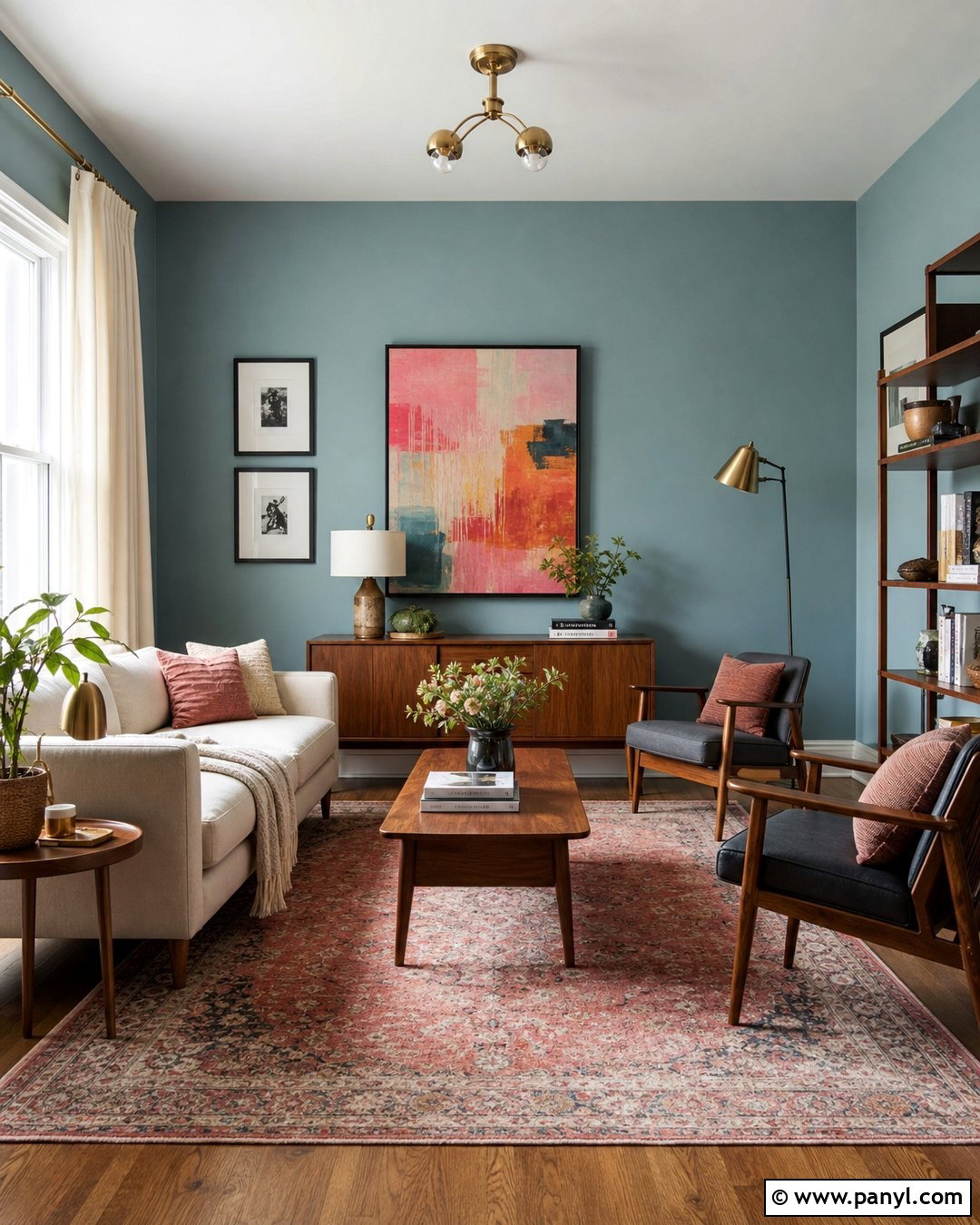 Muted Teal Room Walls - 35 Aesthetic Room Wall Color Ideas
