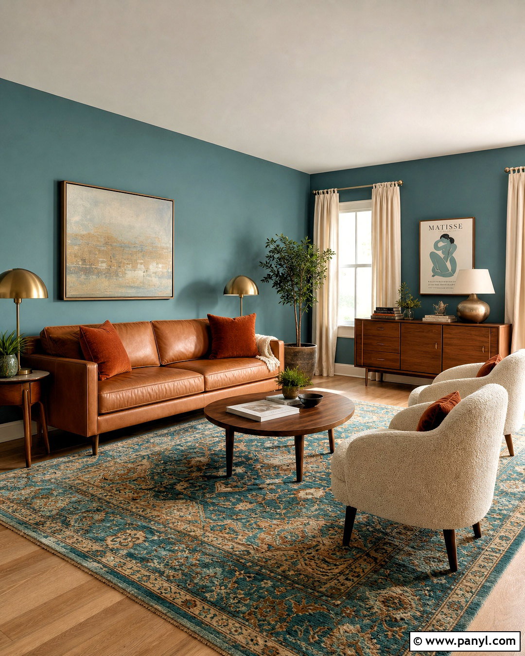Muted Teal Wall Paint - 20 wall painting colour ideas