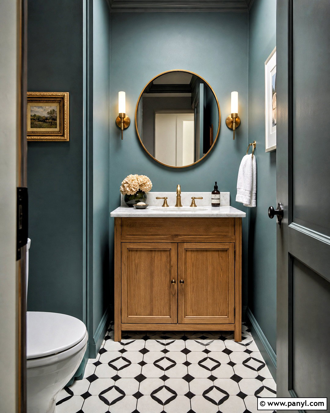 Muted Teal Wall Paint - 20 painting colours for walls
