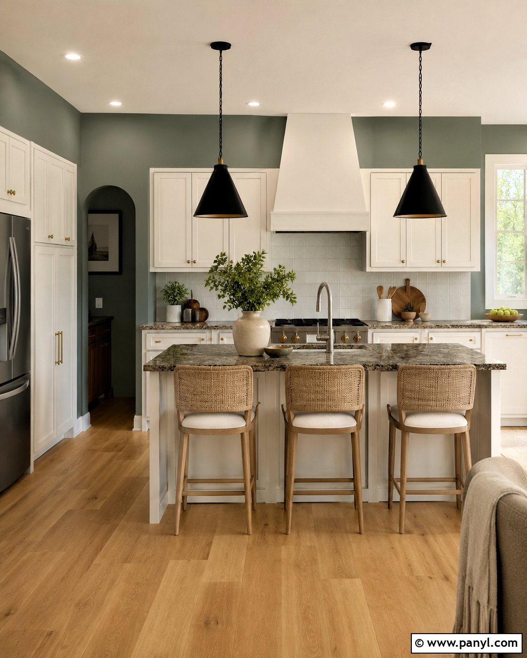 Muted Teal Walls With Brown Granite - 20 What Color Walls Go With Brown Granite Ideas