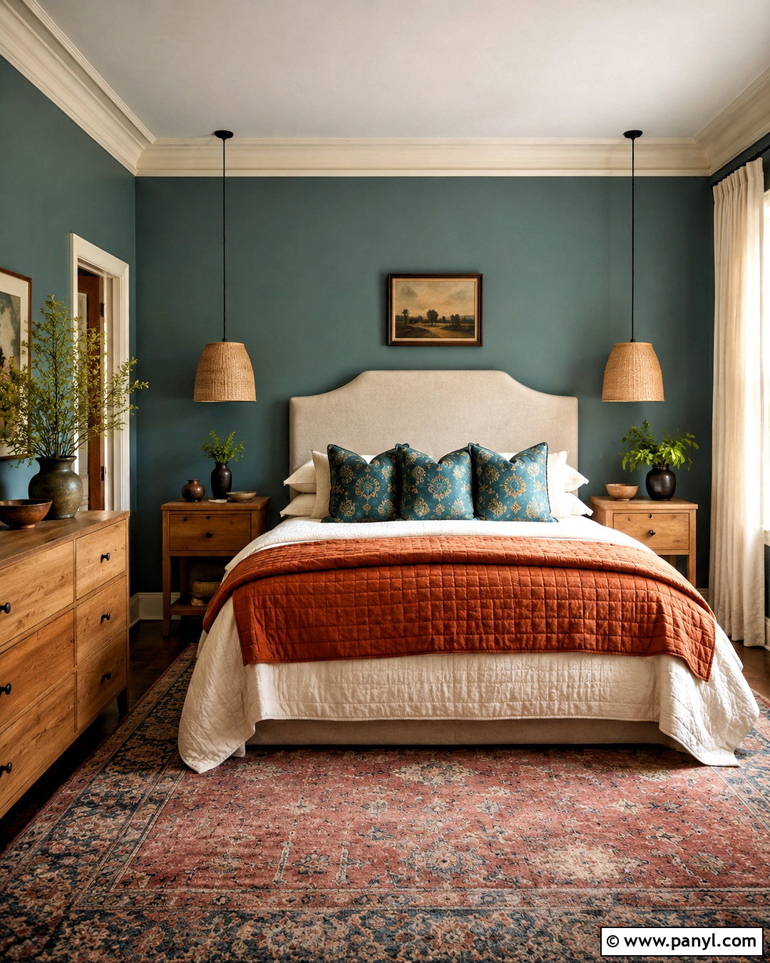 Muted Teal Walls With Cream Trim - 20 Wall Colors With Cream Trim Ideas