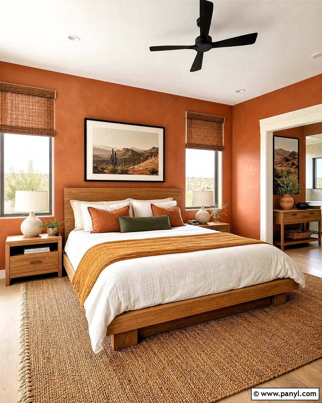 Muted Terracotta Bedroom - 20 best room colors bedrooms