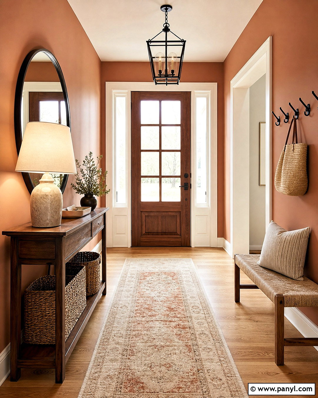 Muted Terracotta Entryway - 20 muted terracotta ideas