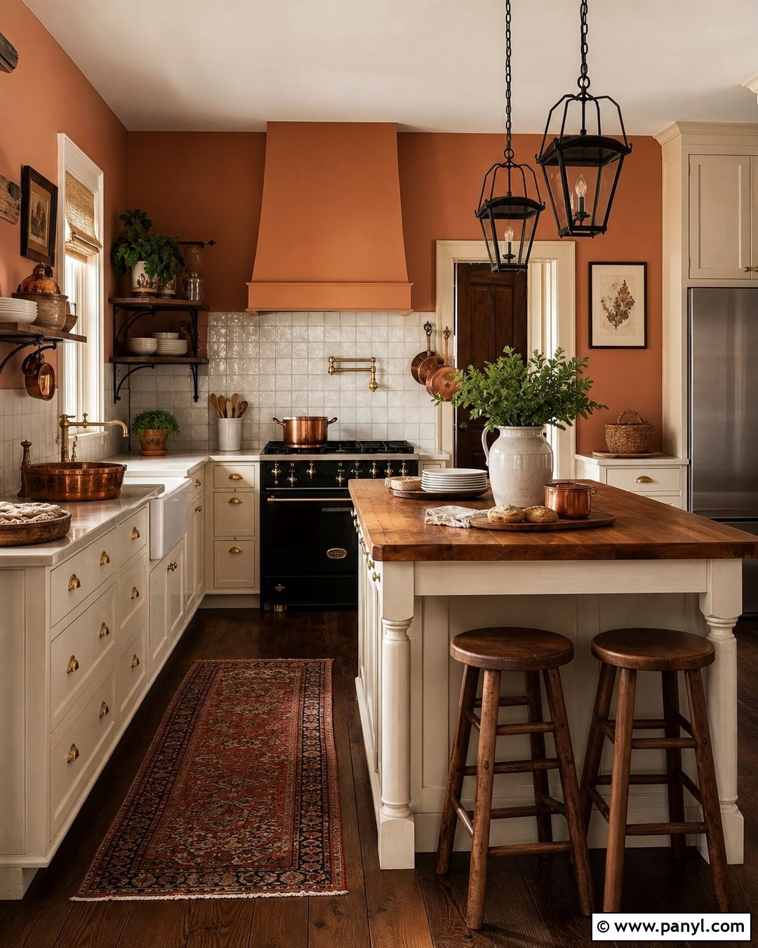 Muted Terracotta Farmhouse Walls - 20 Farmhouse Style Wall Colors