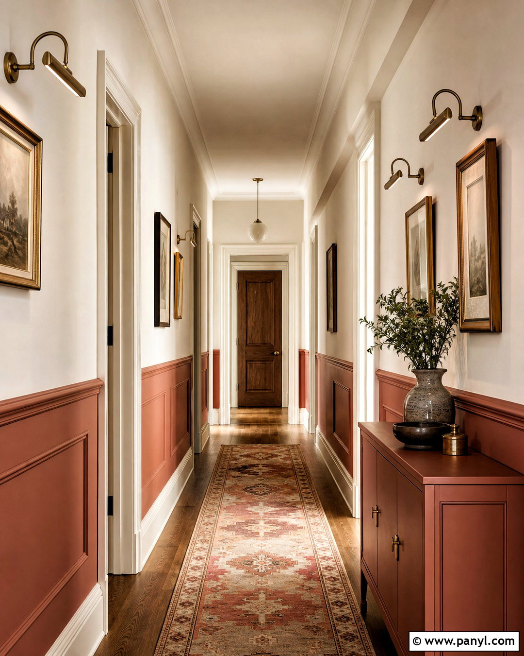 Muted Terracotta Hallway - 20 muted terracotta ideas
