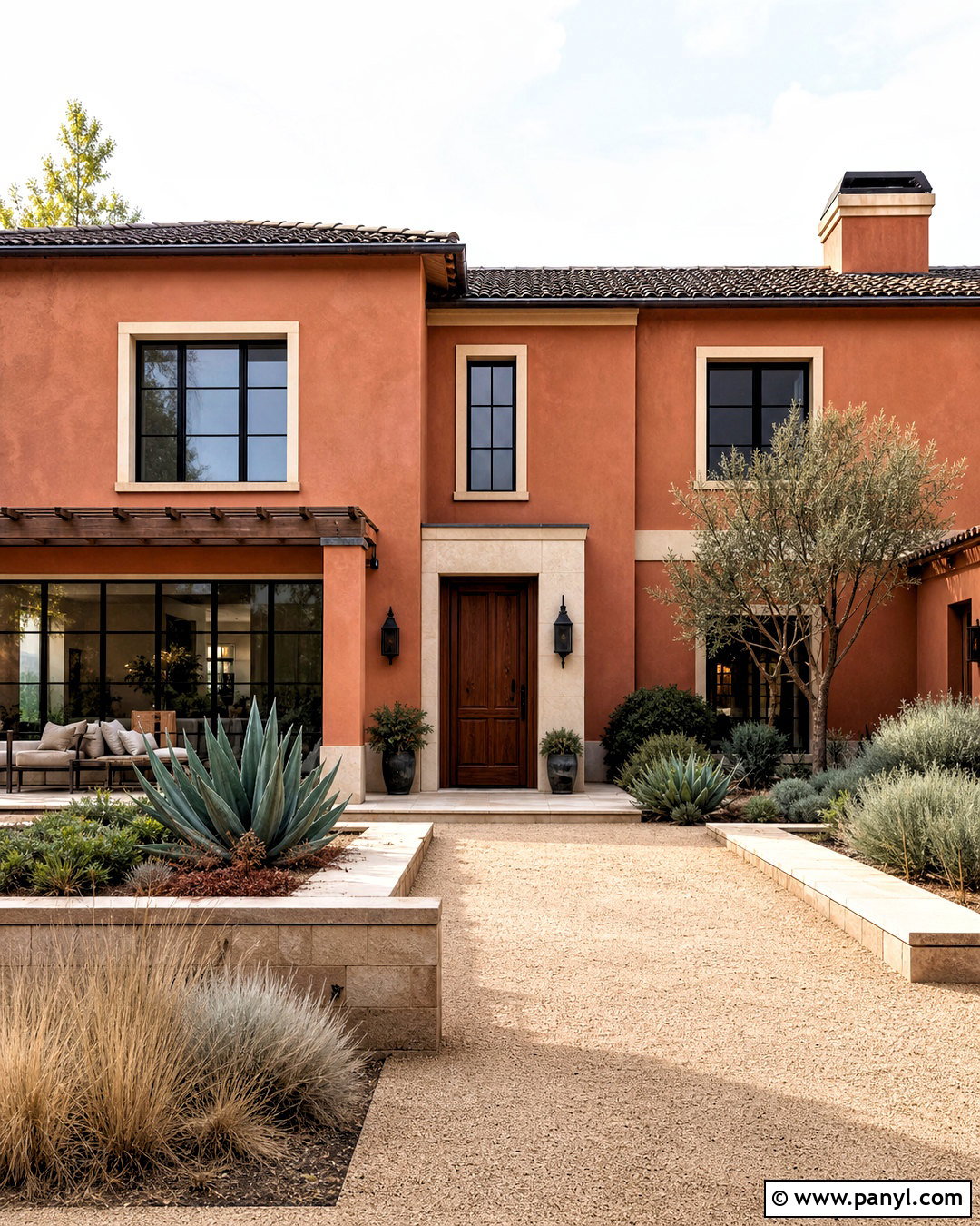Muted Terracotta House Color - 20 modern house colors