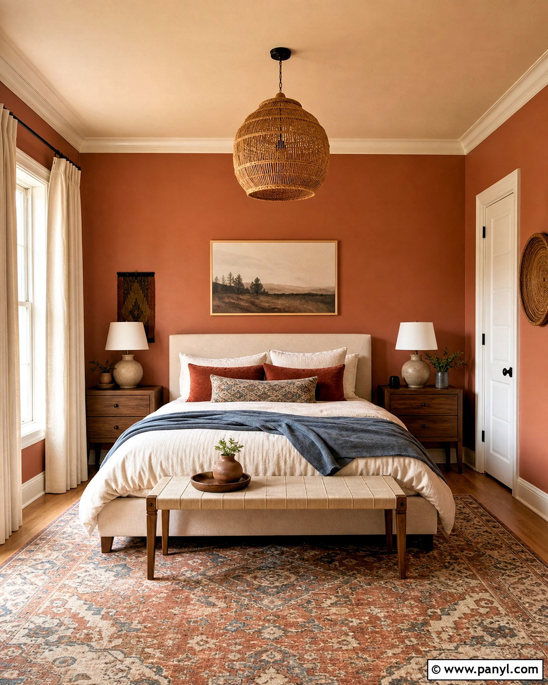Muted Terracotta Interior Paint Color - 20 interior paint colors for house ideas