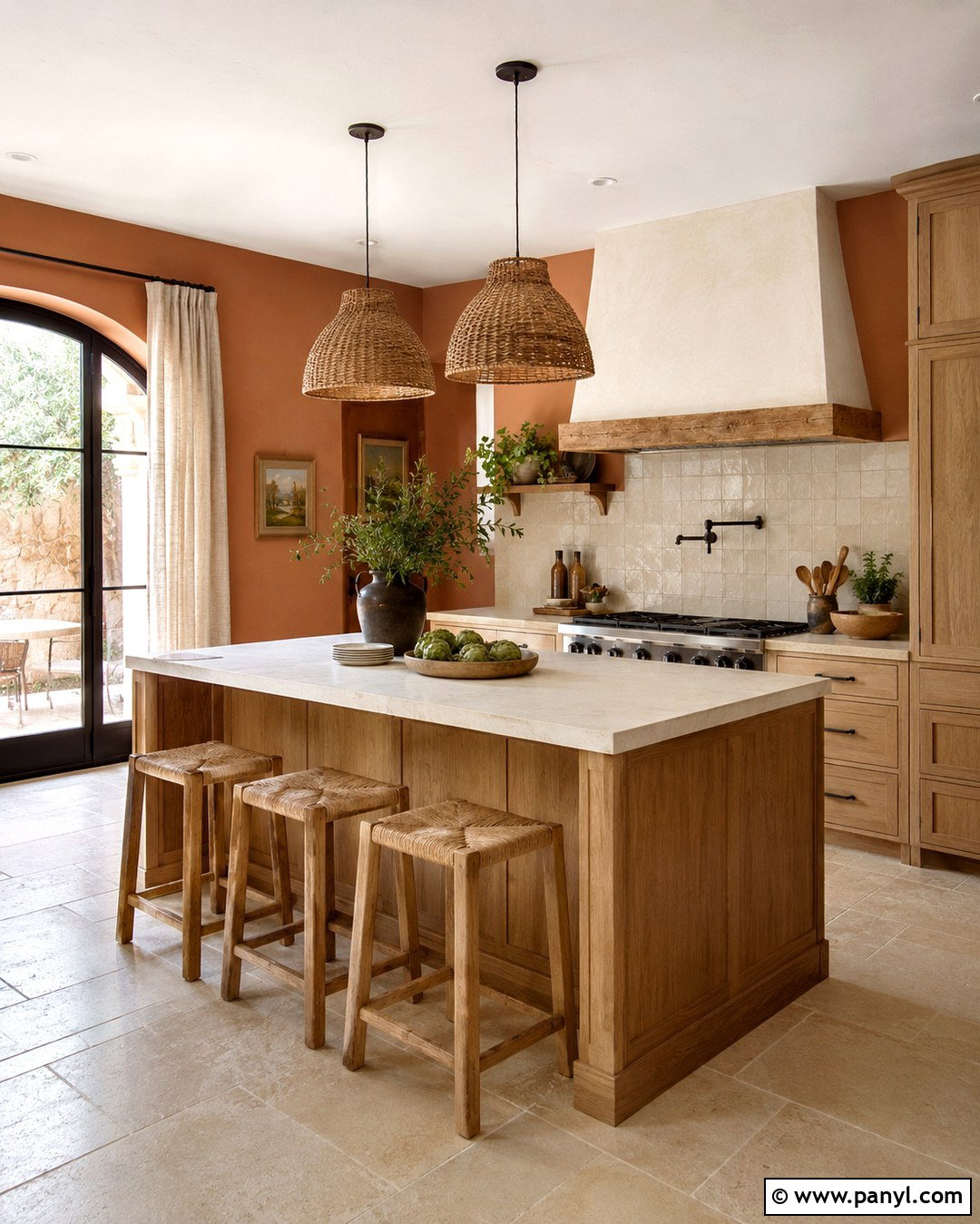 Muted Terracotta Kitchen Wall Color - 20 Kitchen Wall Color With Oak Cabinets