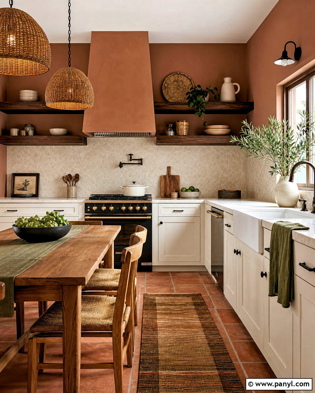Muted Terracotta Kitchen Walls - 20 kitchen paint colors for walls