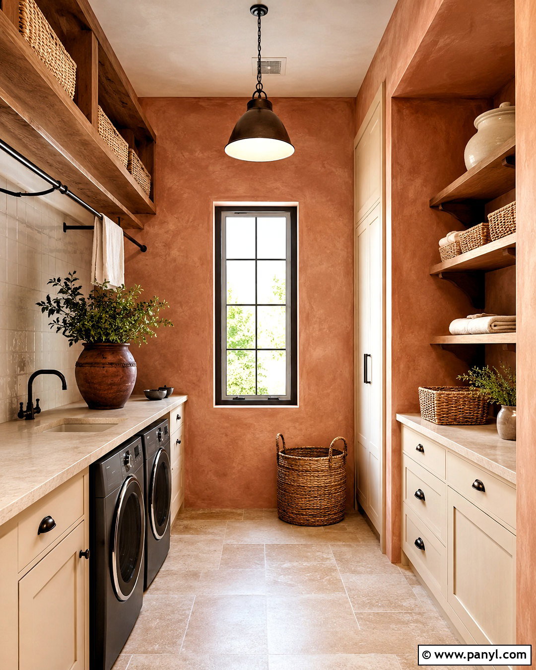Muted Terracotta Laundry Room Walls - 20 Wall Color For Laundry Room Ideas