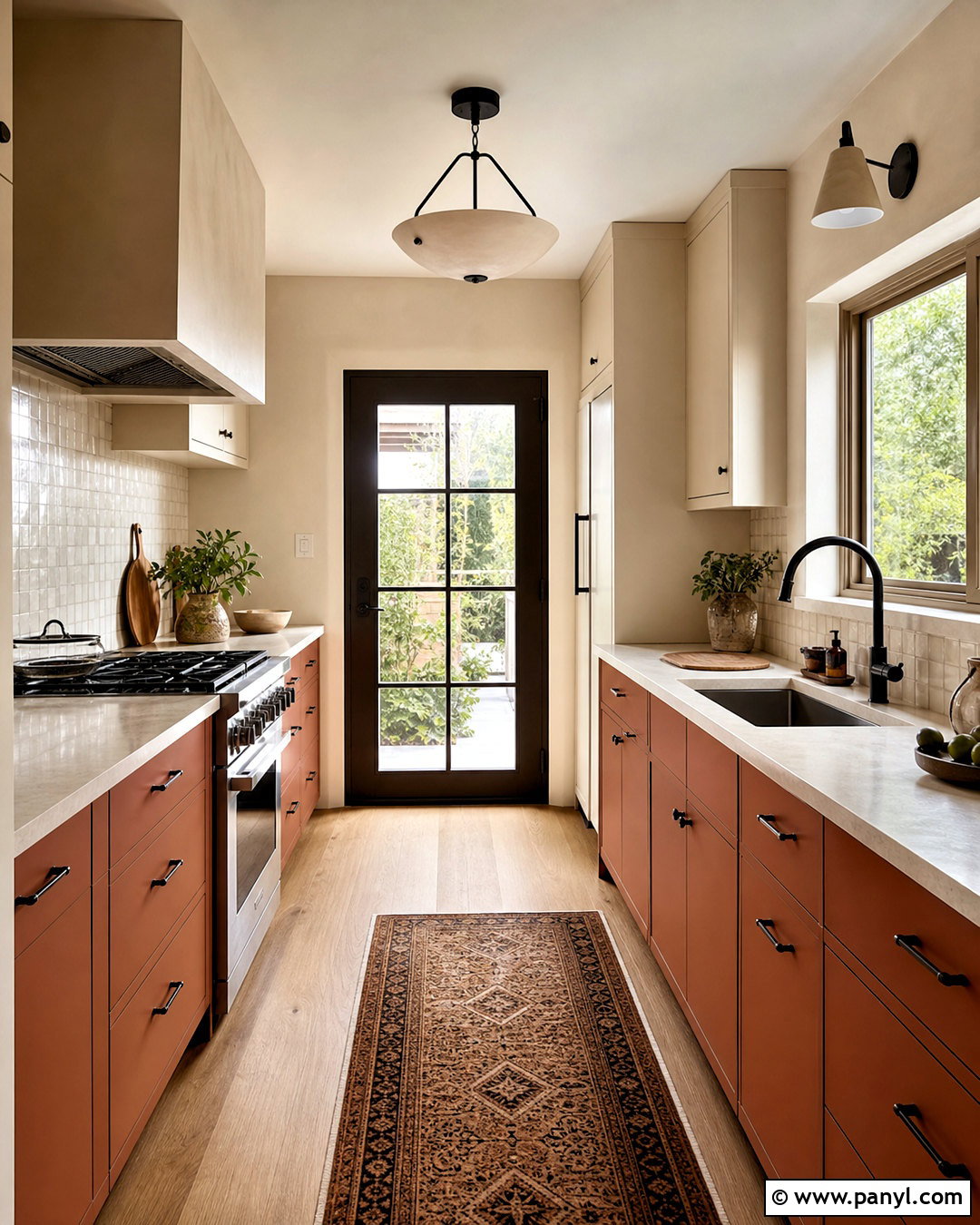 Muted Terracotta Small Kitchen - 20 small kitchen paint colors