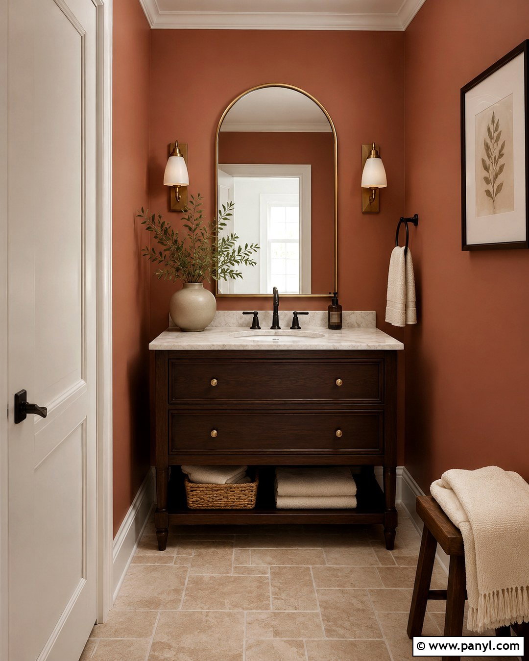 Muted Terracotta Transitional Wall Color - 20 Transitional Wall Colors