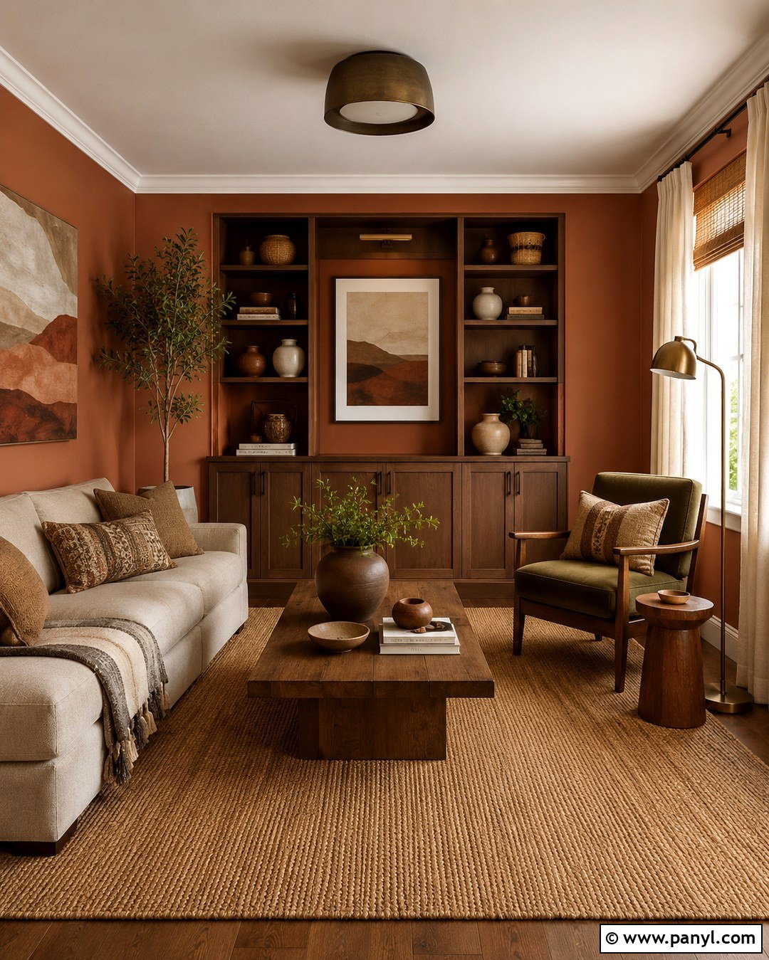 Muted Terracotta Wall Color - 20 Relaxing Wall Colors