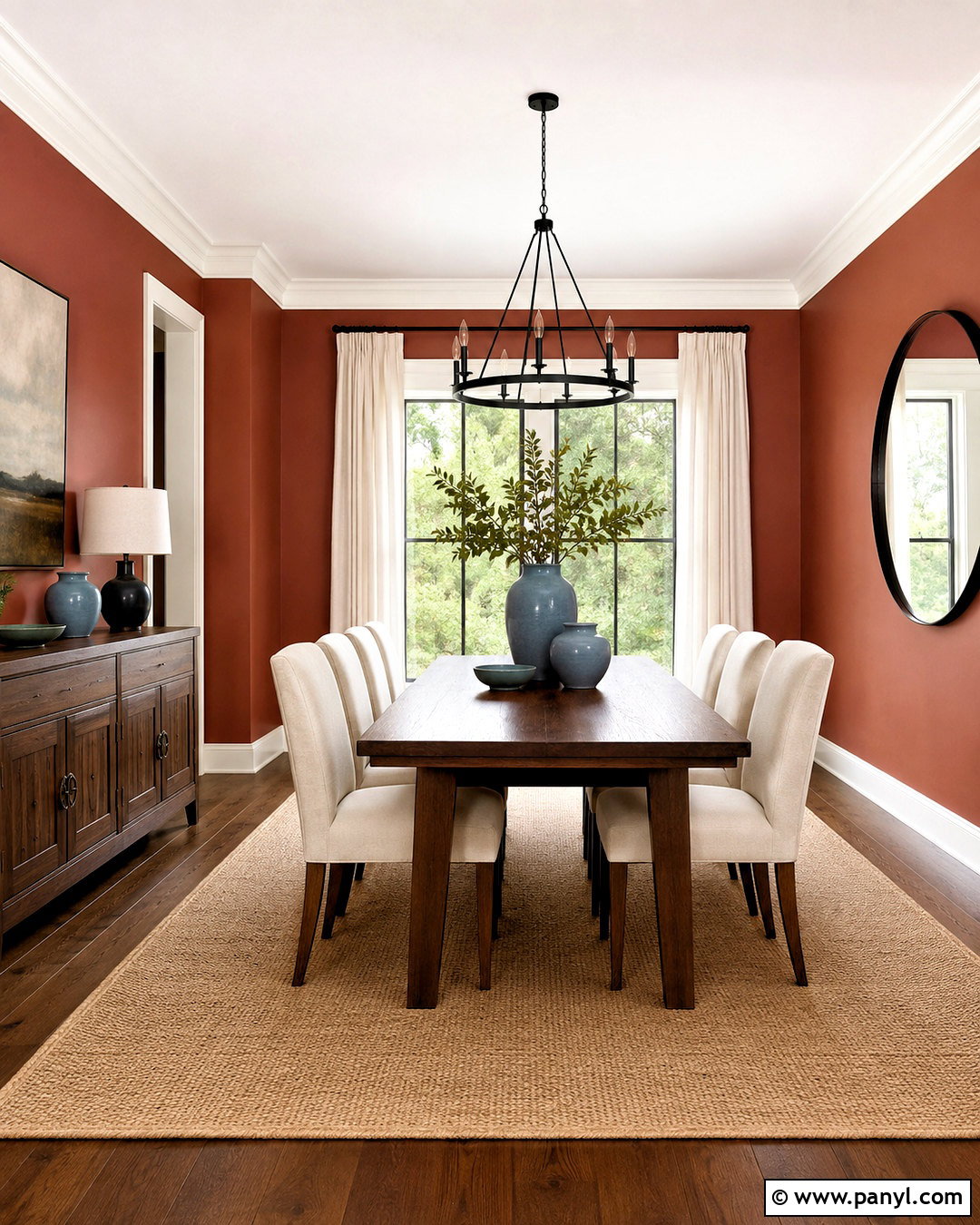 Muted Terracotta Wall Color - 20 West Facing Wall Colors