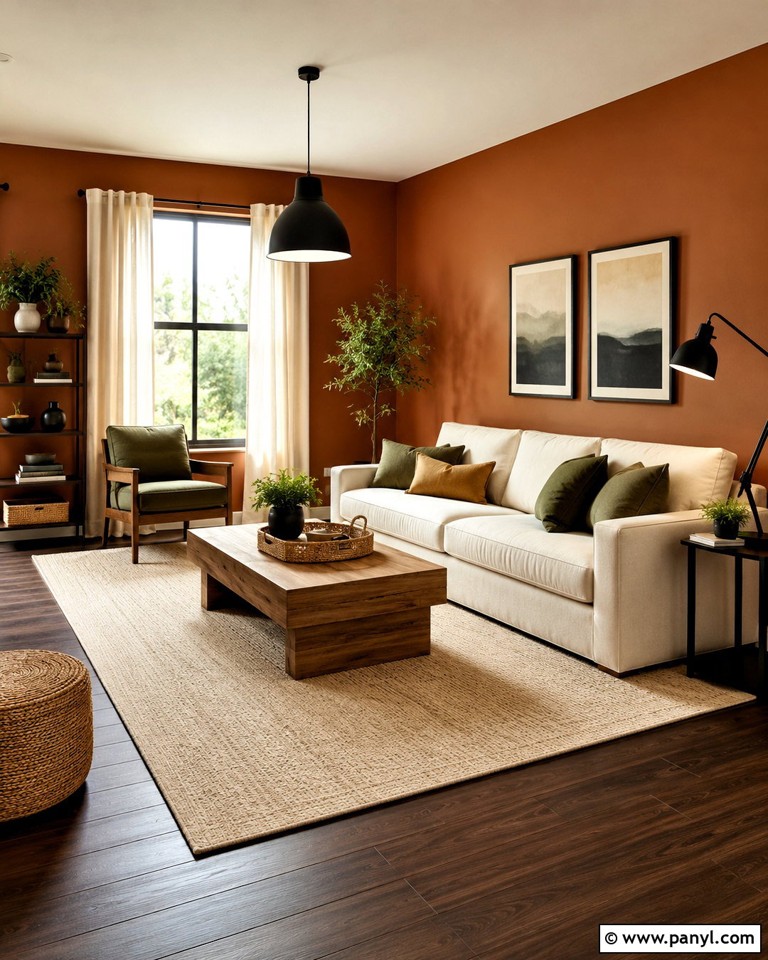 Muted Terracotta Walls - 20 Wall Colors To Match Dark Wood Floors