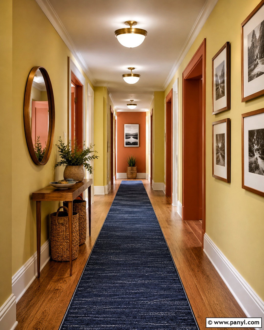 Muted Yellow And Orange Hallway Walls - 20 Yellow And Orange Walls